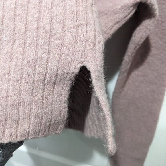 Madewell | Inland turtleneck sweater in mauve - Picture 7 of 10